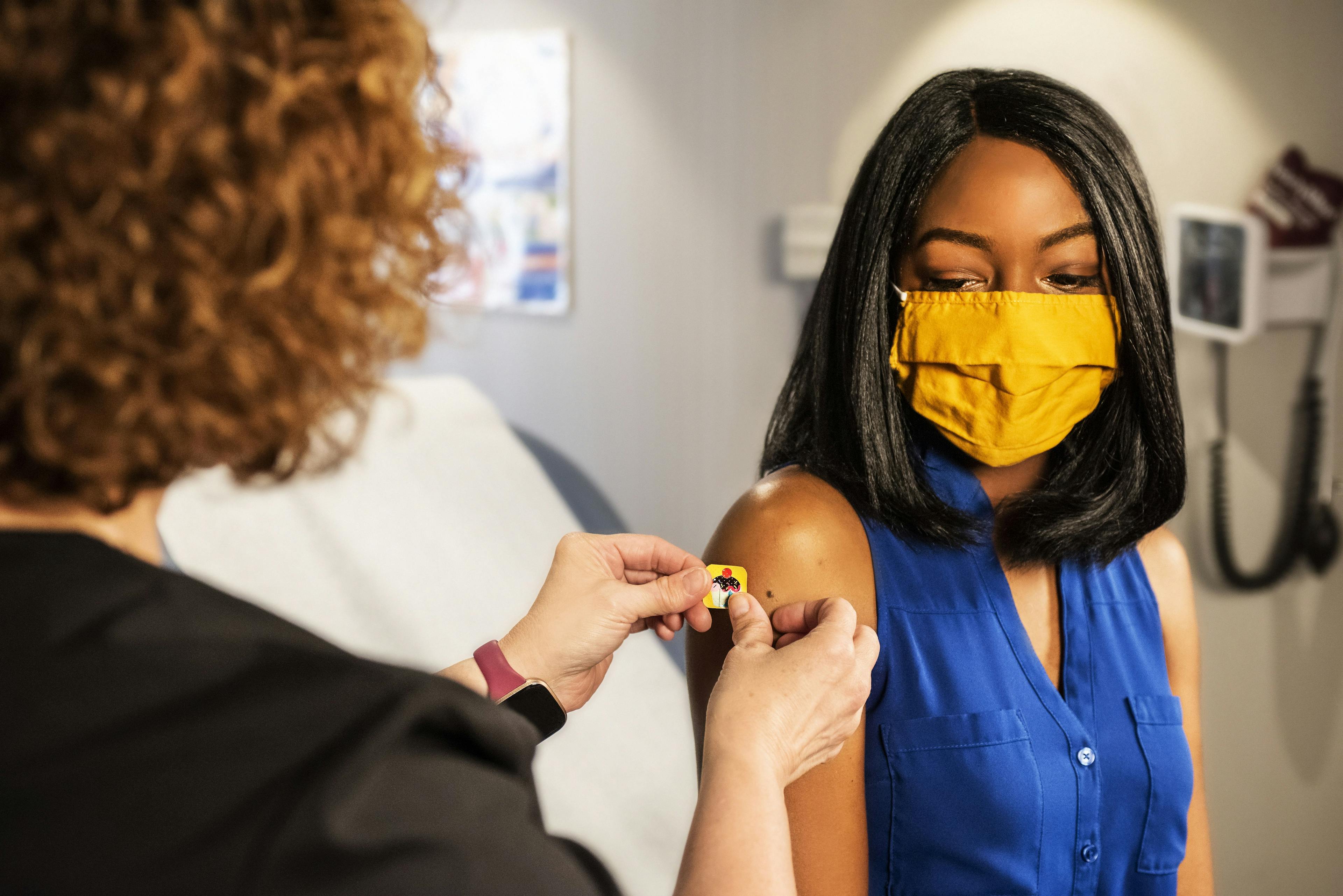 The median vaccination rate of white American adults was found to be 1.3 times higher than Black and Hispanic adults.
