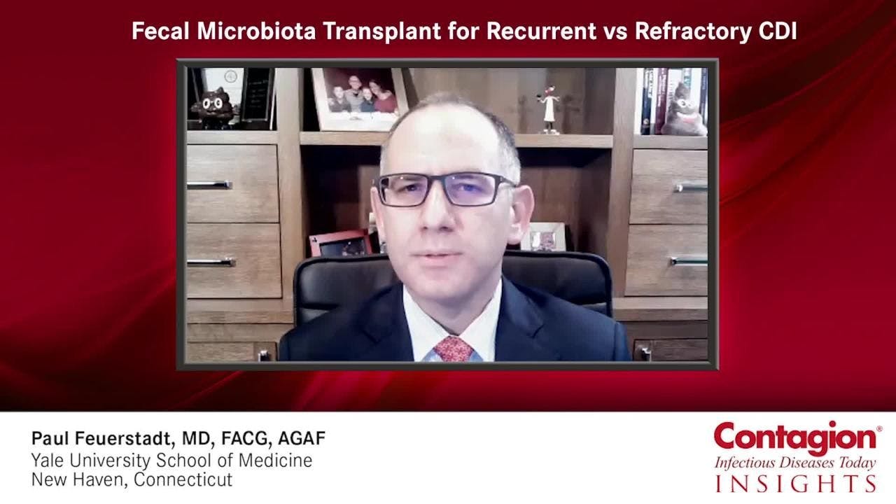 Fecal Microbiota Transplant for Recurrent vs Refractory CDI