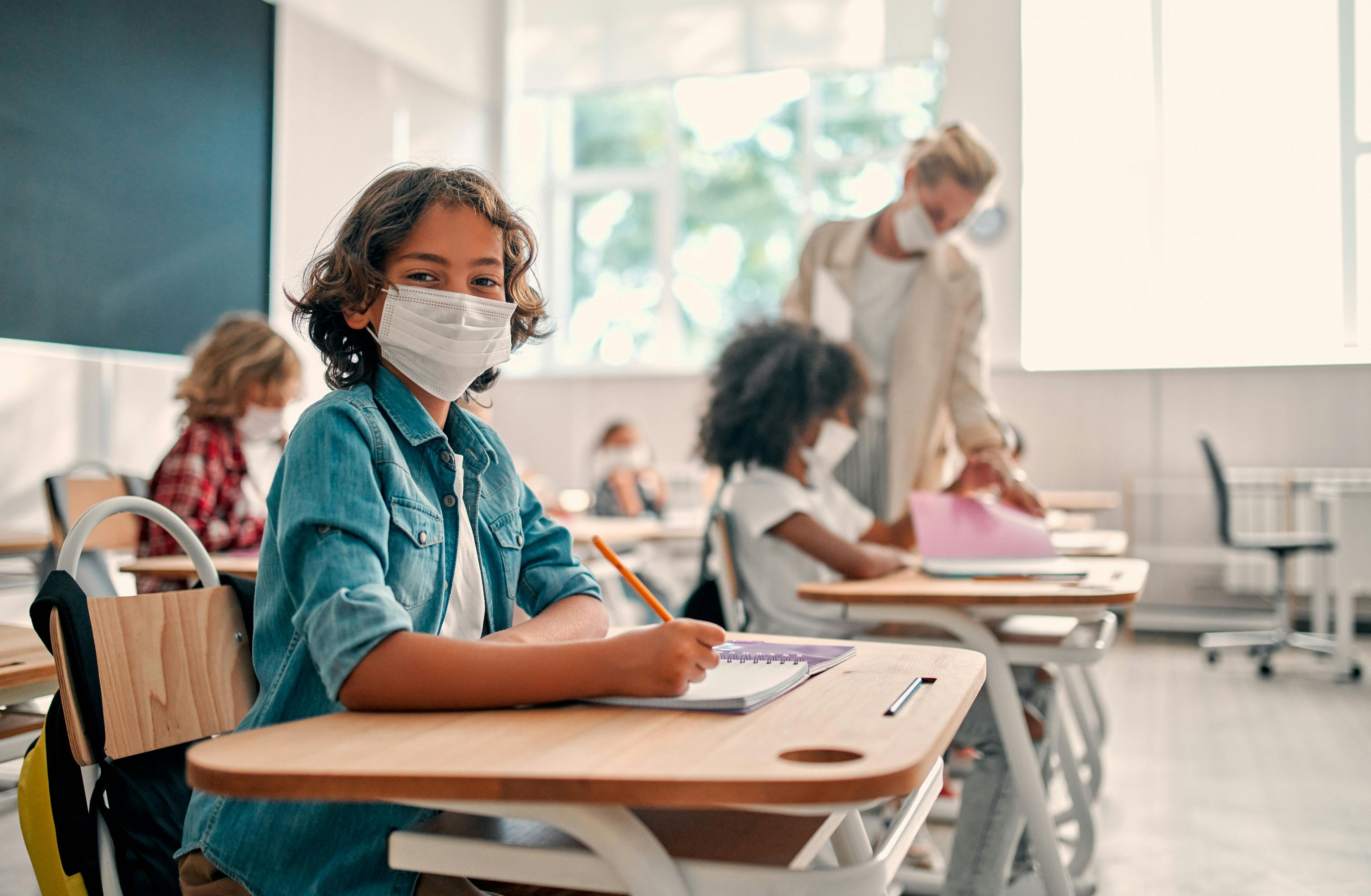 This study determined the efficacy of face masks at reducing exhaled particles in children, as well as whether the type of activity affected the concentration and size of particles.