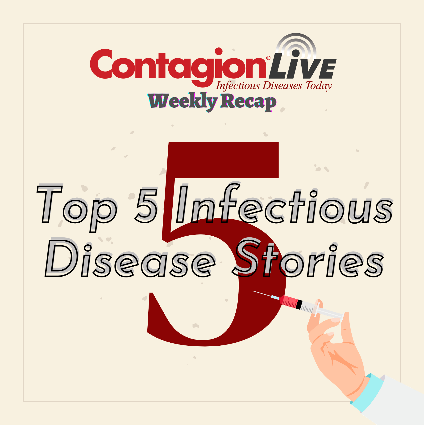 Increases in human metapneumovirus, adverse events in long COVID patients, and new hepatitis B testing and screening guidelines were among this week's most-read stories.  Rounding out our Top 5 are patient experiences of mpox and C difficile infection.